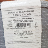 AM5748 JOYO Filo Bath Set - Oval Basket, Liquid Dispenser, Toothbrush Holder, Soap Dish, Brown, 4 pcs