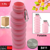 8411 Foldable Water Bottle,(1 Pc / 24 cm Foldable)