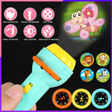 AM0046 Mini Projector Toys for Kids 6 Slids, 48 Patterns Projector Flashlight Torch