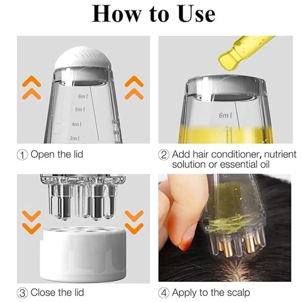 3067 Hair Oil Applicator For Scalp 10ml