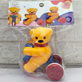 AM5193 Teddy Bear On A Scooter- Push N Go Bear with Tricycle