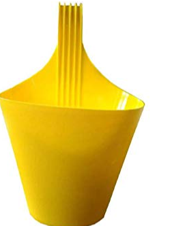 AM0852 Victor Hook Pot Planters for Home Décor Suitable for Balcony Railing Planter
