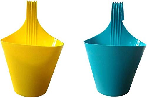 AM0852 Victor Hook Pot Planters for Home Décor Suitable for Balcony Railing Planter