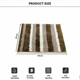 AM5466 Door Mats for Home & Bath Mat Super Soft Anti Skid Slip Water Soak Washable Multicolor 1pc 33x49 CM (13x19in)