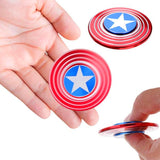 AM5866 Multi-design Marvel Shield Metal Spinner (Pack of 1)