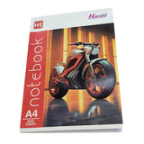 AM5497 HRS Bike Series Notebook A4 Book 140 Pages 1pc