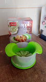 11458 Apex Apple Cutter with Container – Unbreakable ABS Body & Stainless Steel Blades
