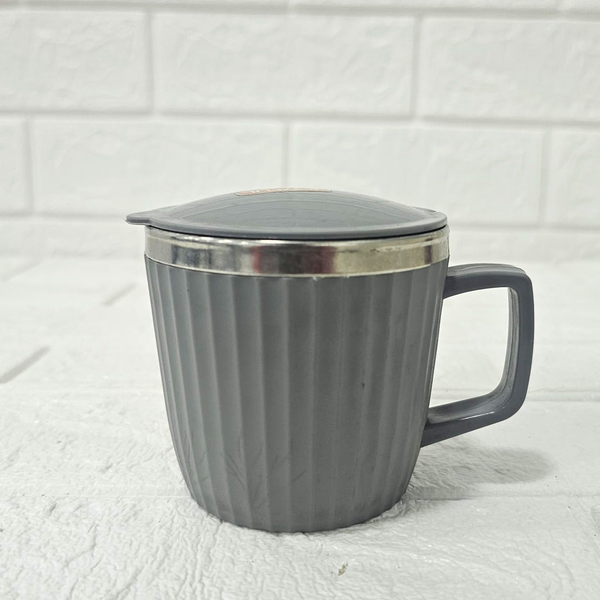 Di0051 Joyful Stainless Steel Tea & Coffee Mug with Lid (Multidesign)