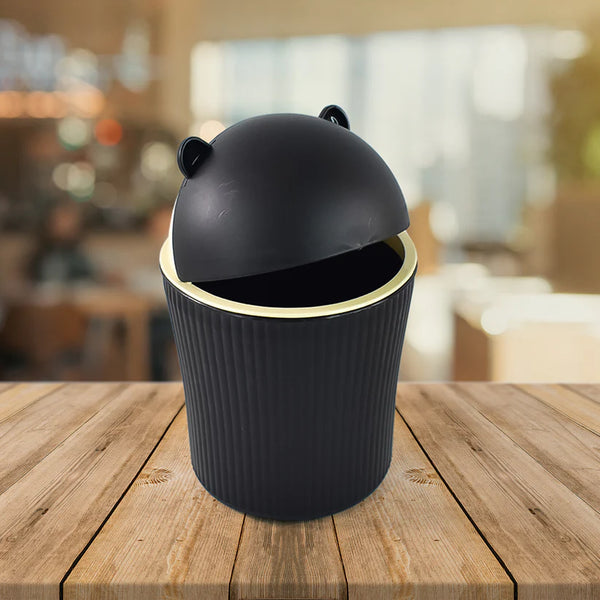 11680 Apex Mini Tabletop Dustbin (1 Pc / 1200 ML / Mix Color)