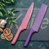 2948 Corrugated 6Pc Kitchen Knife Set Professional Box Knife Set 6 Piece Forged Kitchen Knives with Box.