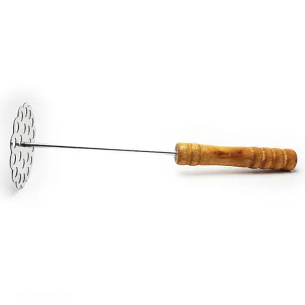 AM5664 Stainless Steel Potato Masher With Wooden Handle