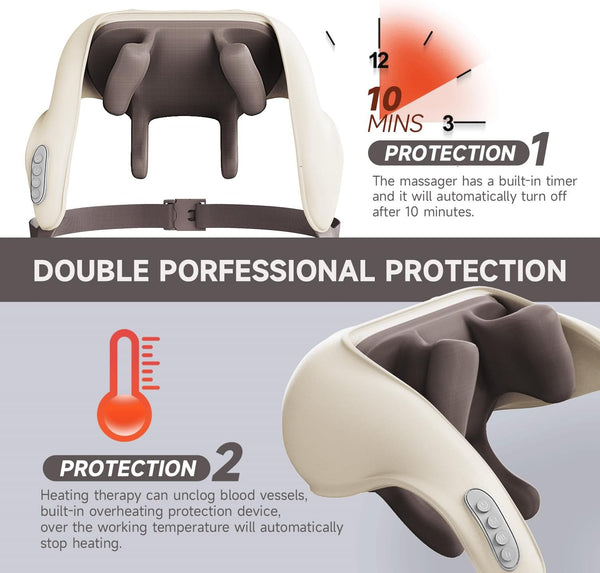13809 Neck Massager for Pain Relief Deep Tissue