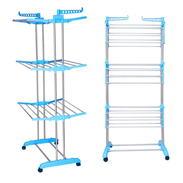 AM5608 UMA Modular 3 Tier Cloth Drying Stand Rack - Adjustable Cloth Drying Rack for Indoor,Outdoor