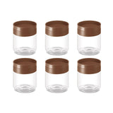 AM5802 Eliza 300ml Airtight Plastic Container Storage Jar (6 pcs) Set For Kitchen