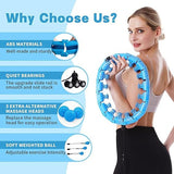 AM5411 Smart Hula Hoop, Smart Weighted Hula Hoop for Adults Weight Loss Women to Slim Waist