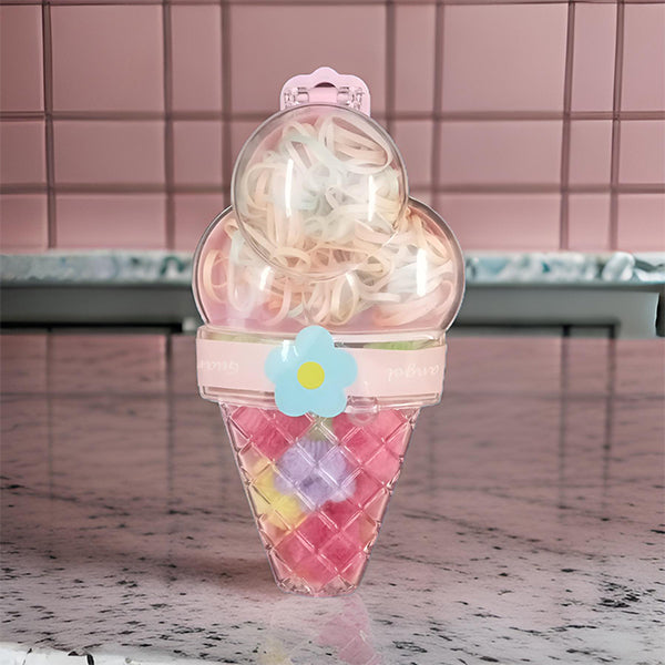 AM1258 Ice-Cream Cone Hair Rubber