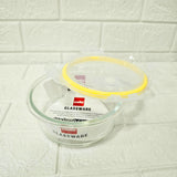 Di0003 Cello Fit & Fresh Clip-O Round Glass Storage Container - 650ml