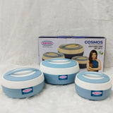 AM6180 Asian Cosmos Insulated Casserole Set of 3 (600ml + 1000ml + 1500ml)