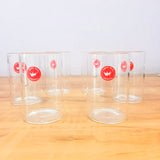 AM5374 Shine Max Glass Borosilicate Glass Microwave Safe Juice Glass (Set of 6 Pcs)