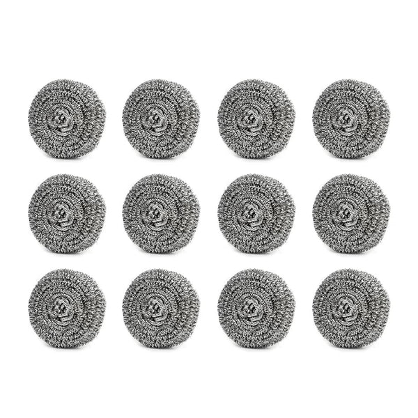 3526 Stainless Steel Cleaning Scrubbers ( pack of 12 )