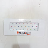 AM5635 Multi Design Stone Bindi Fancy Designer Bindi - Set of 1