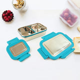 11525 Apex Jerry Lunch Box Premium Stainless Steel Food Container (2 Pc / 700+200 ML Approx)