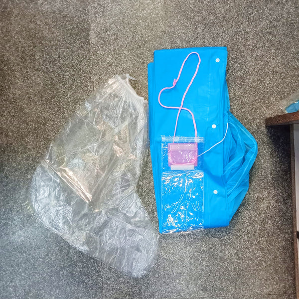 AM5606 3 In 1 Rain Cover Kit - Raincoat with Mobile Cover & Shoe Cover