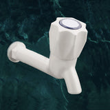 AM5595 Plastic Polo Long Body Bib Cock For Bathroom, Wash Basins - Pack of 1 (15 mm)