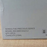 AM5995 Elegant Glass Ice Cream & Dessert Bowl 2 Pcs