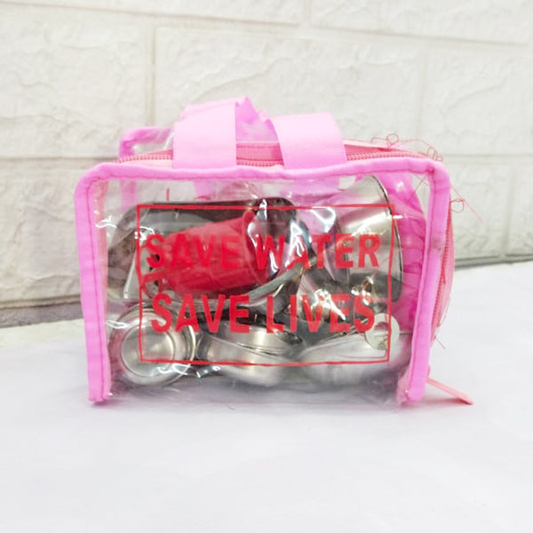 AM5185 Stainless Steel Mini Toy Kitchen Set for Kids (20 PCS)