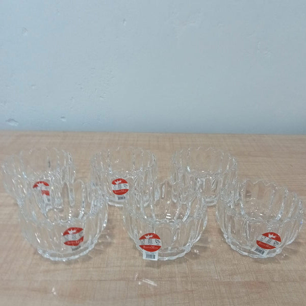 AM5964 Crystal Glass Ice Cream and Dessert Bowl - Set of 6 Pcs 150 ml