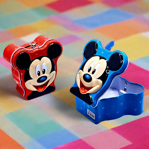 AM5894 Mini Metal MIcky Mouse Cartoon Piggy Bank - Pack of 1