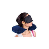 0505 -3-in-1 Air Travel Kit with Pillow, Ear Buds & Eye Mask