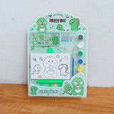 AM5546 Portable Canvas Painting Kit | GIft Set for Kid (Dino 1pc)