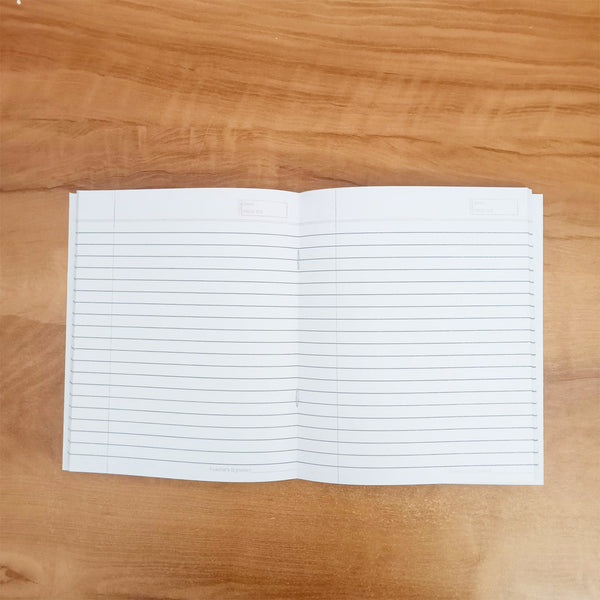 AM5501 Vision Single Line A5 Notebook 132 Pages, 160mmX190mm (Brown, Pack of 1)