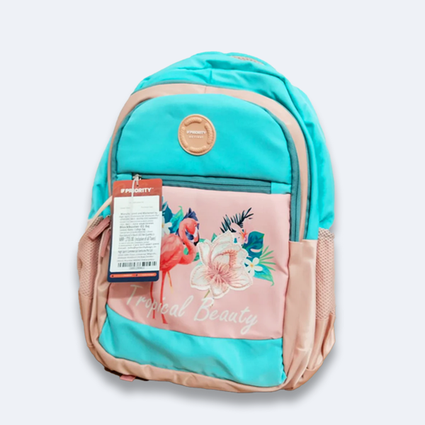 AM5552 Priority Printed Backpack- School Bag For Kids