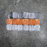 AM5095 Six Hook Sticky Hanger 6 Pc, Multipurpose Wall Hooks, Transparent Plastic Duty Wall Hook for Kitchen Bathroom Office Storage, Wall Mounted Towel Hanger
