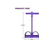AM3614 Pedal Resistance Band Pull Rope Training Strap Multicolour