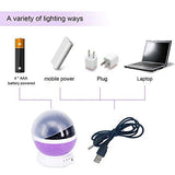 AM5046 Romantic Sky Star Master Night Light Projector Lamp with USB LED Rotation (Multi)