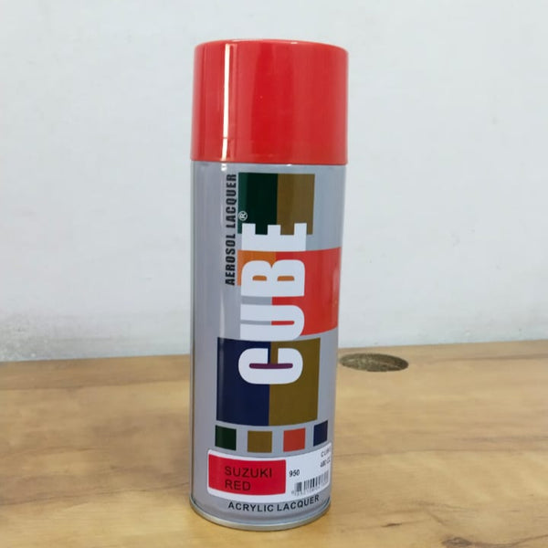AM5201 Cube Aerosol Acrylic Fast-Drying Spray Suzuki Red Colour - 1pcs