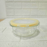 Di0002 Cello Fit & Fresh Clip-O Round Glass Storage Container - 400ml
