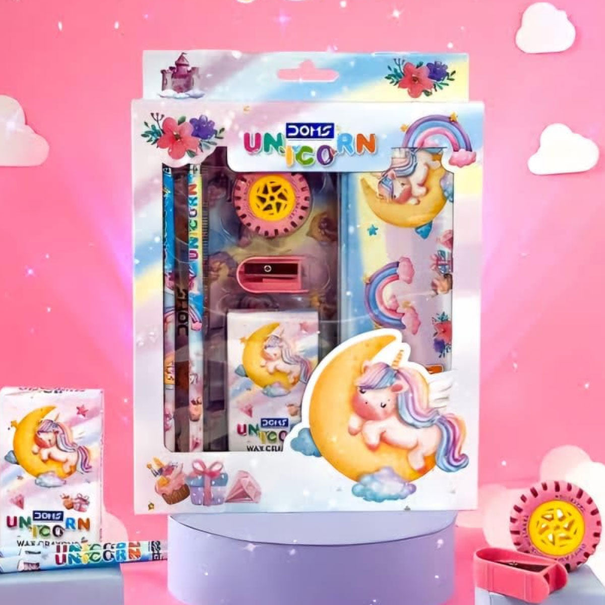 AM6103 DOMS Unicorn Stationery Kit for Kids – Amd-Deodap