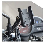 12674 FULL METAL BODY BIKE & SCOOTY 360 DEGREE ROTATING MOBILE HOLDER STAND FOR BICYCLE, MOTORCYCLE, SCOOTY THAT CAN FITS ALL SMARTPHONES (1 PC)