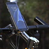 12674 FULL METAL BODY BIKE & SCOOTY 360 DEGREE ROTATING MOBILE HOLDER STAND FOR BICYCLE, MOTORCYCLE, SCOOTY THAT CAN FITS ALL SMARTPHONES (1 PC)