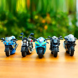 AM5961 Premium Die-Cast Metal Sport Bike Toy – Realistic Scaled Model for Play & Display