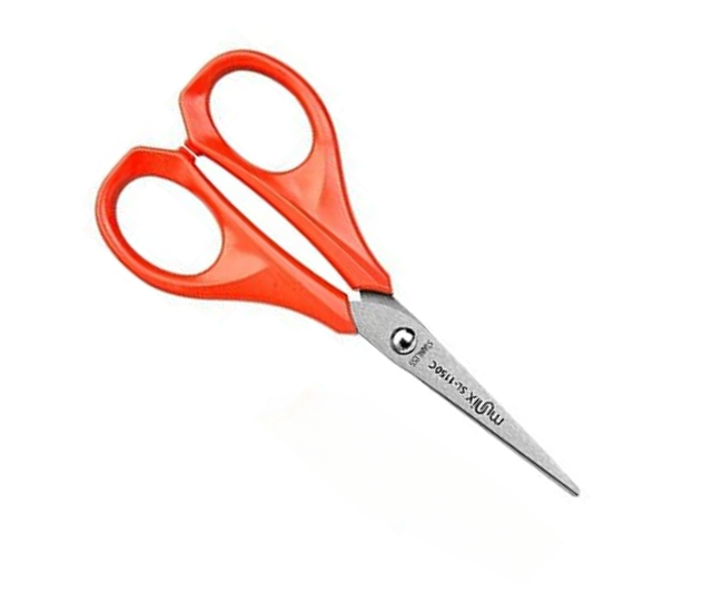 Munix GL-2150 Stainless Steel Scissors - 4.9 Inch Pointed Tip, Shock Proof Handles (Red) - View #8