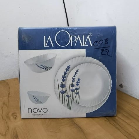 AM3964 La Opala, Novo Collection, Opal Glass Dinner Set 35 pcs