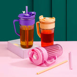 Di0222 Kiddie Twist Sipper Tumbler with Handle & Straw – Leakproof, BPA-Free, Easy Grip Cup for Kids