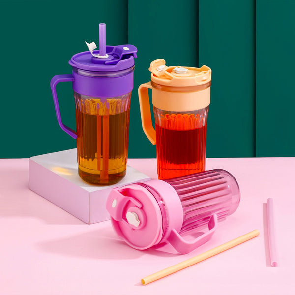 Di0222 Kiddie Twist Sipper Tumbler with Handle & Straw – Leakproof, BPA-Free, Easy Grip Cup for Kids