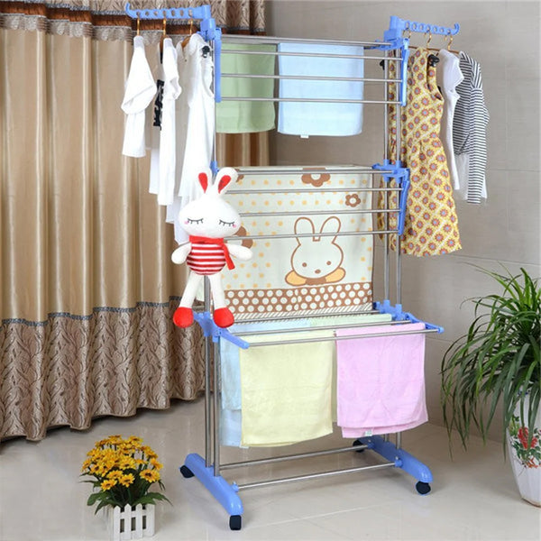 AM5608 UMA Modular 3 Tier Cloth Drying Stand Rack - Adjustable Cloth Drying Rack for Indoor,Outdoor
